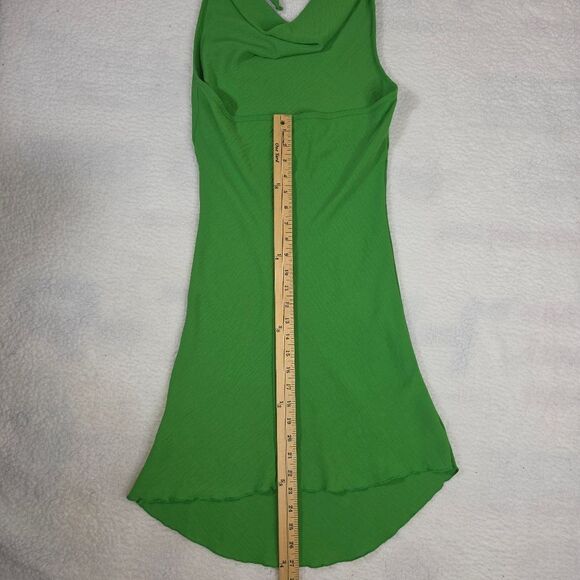 See You Monday Los Angeles Green Halter Mini Dress – Size Small - Picture 8 of 16